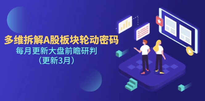 （14213期）多维拆解A股板块轮动密码，每月更新大盘前瞻研判（更新3月）-零点工坊