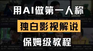 用AI做第一人称独白影视解说,手把手教学,保姆级教程-零点工坊